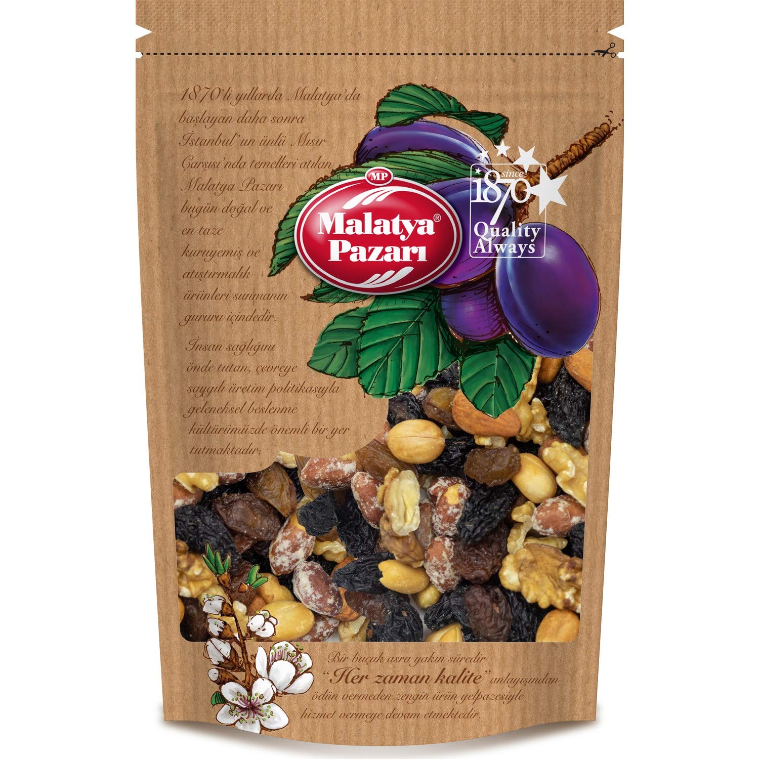 Malatya Pazarı Kuruyemiş Kuru Meyve Karışık 500 gr