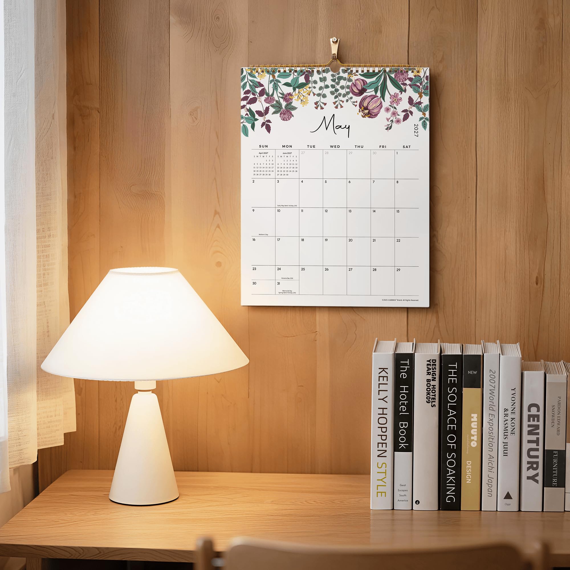 Cabbrix Wandkalender CB26-01B, 30,5 x 38,1 cm