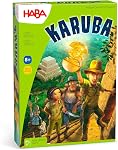 HABA Karuba - Jungle Aventure Tile Placement Jeu de Puzzle Famille - Jeux de famille passionnants & Jeux de société pour enfants de 8 à 12 ans (Fabriqué en Allemagne)