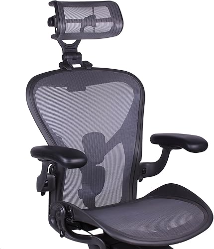 Miniatura 9 de Engineered Now El reposacabezas original para la silla Herman Miller Aeron (H3 para Remasterizado, Ónix)