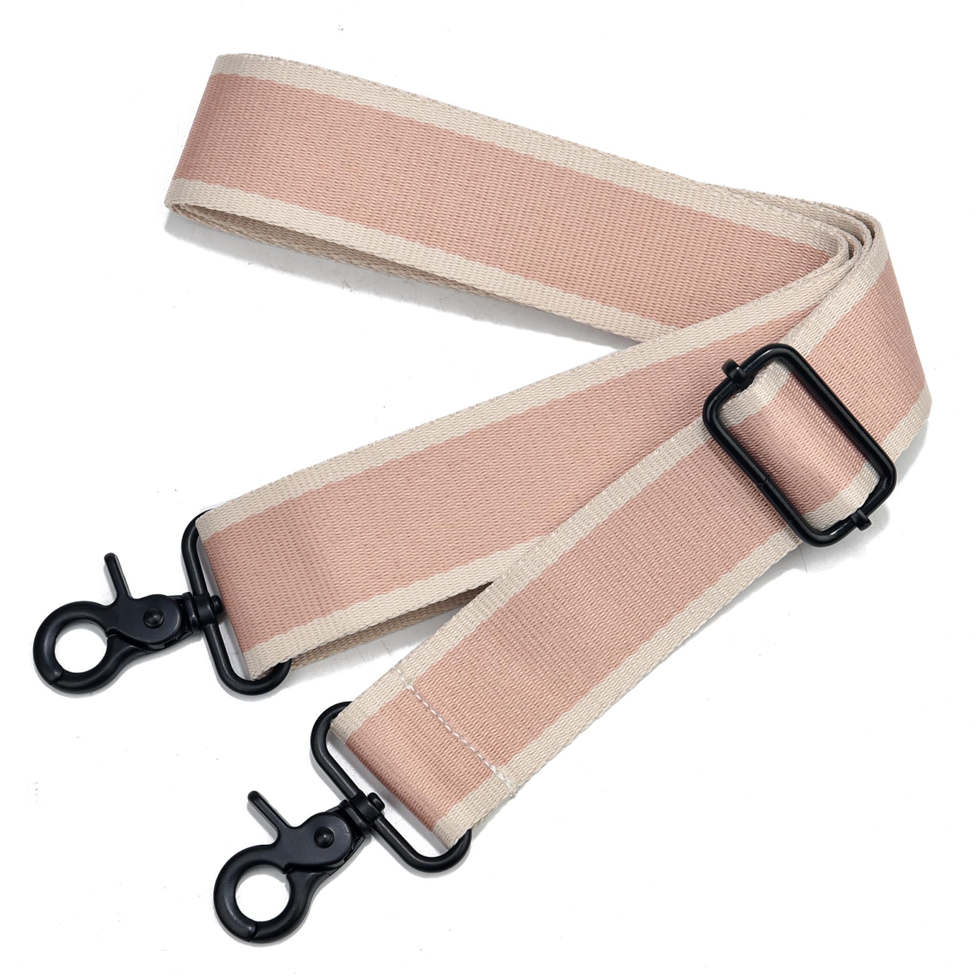 Wide Purse Strap Adjustable Replacement Crossbody Bag Strap Silver Hardware Shoulder Straps