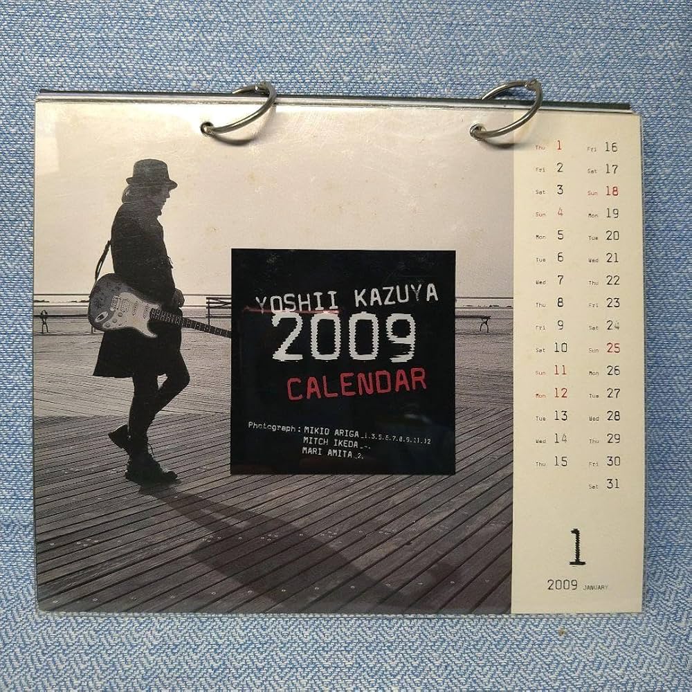 吉井和哉　バスルーム カレンダー ポスター ソロデビュー20周年記念『吉井和哉 詩集 2003-2023』発売記念