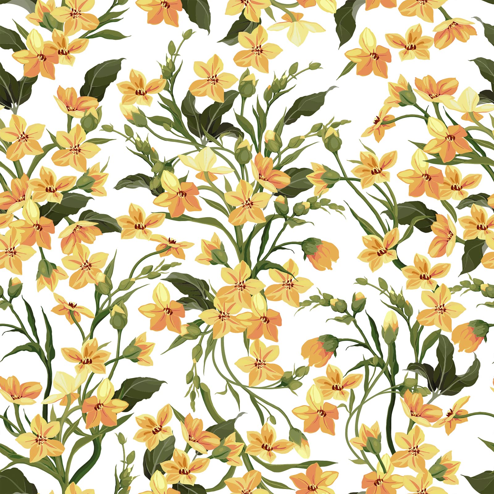 Papier peint amovible jaune pour revêtement de meuble et murs
