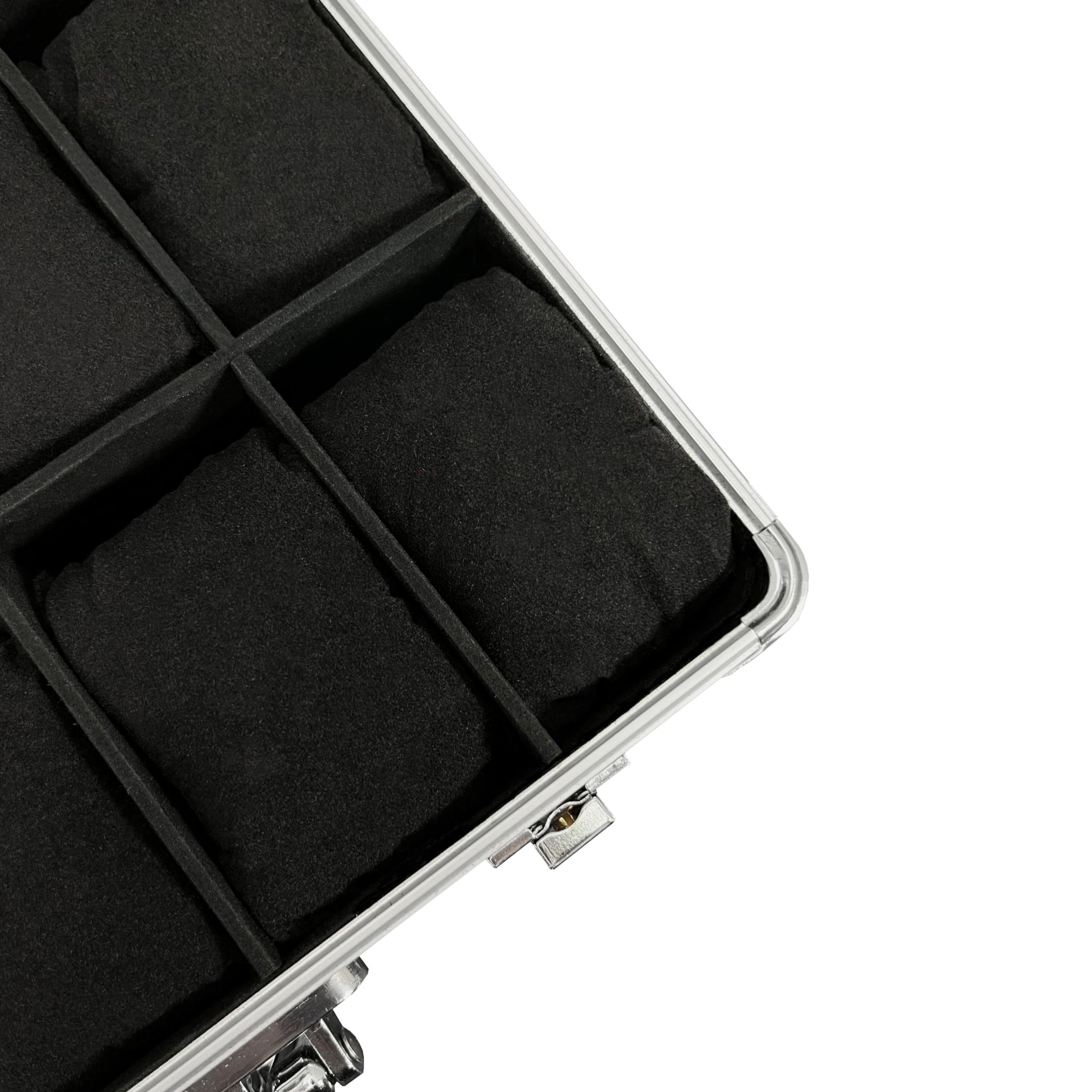 MAESTRORELOJERO MR Maestro Relojero - Vitrina para Guardar 12 Relojes | Aluminio Resistente | Ideal para Organización de Joyas y Relojes, Muy Practico, Estupendo para Regalo