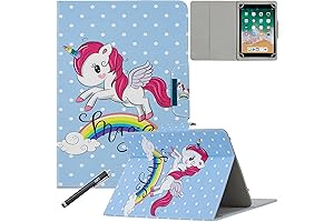 Newshine 7 Inch Tablet Case, Kids Stand Folio Cover