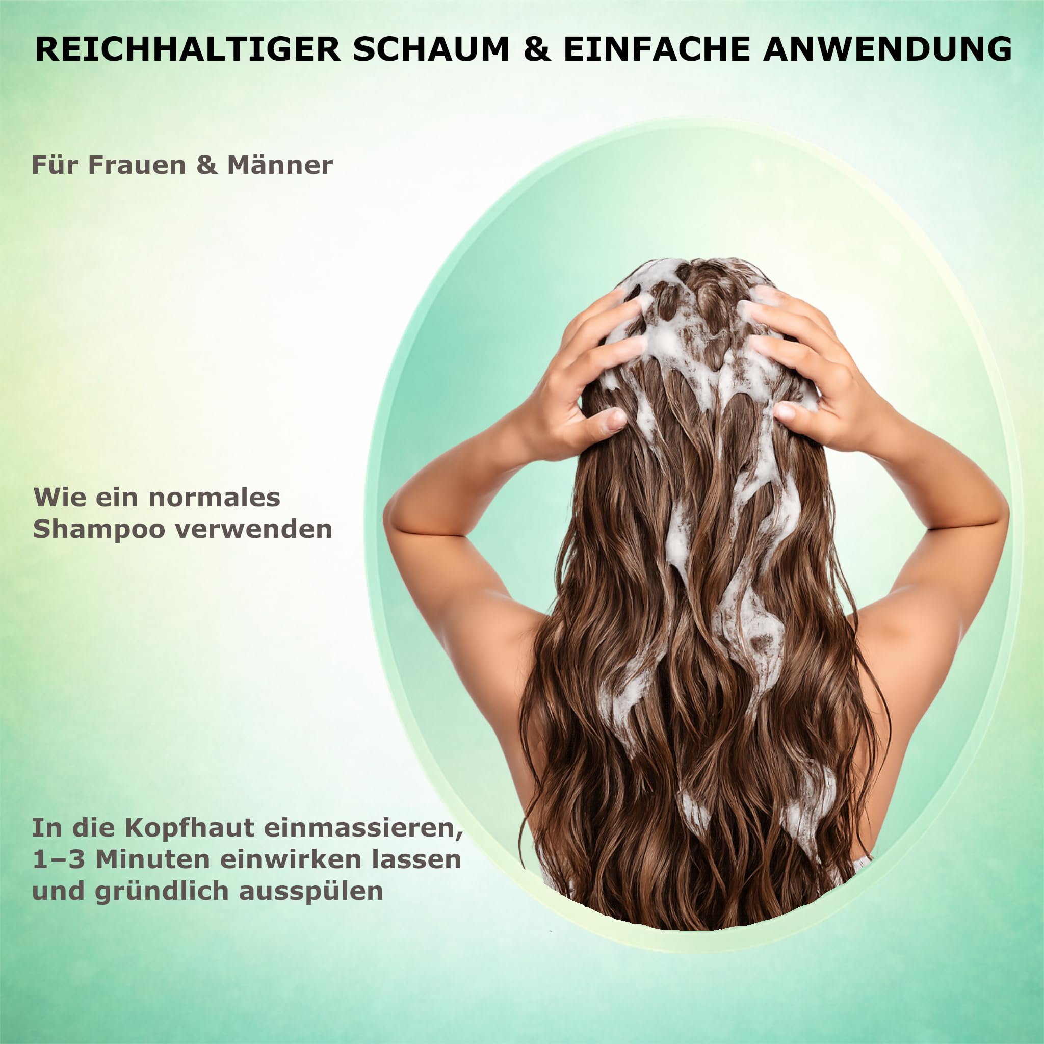 Amsarveda Hair Loss Active Rejuvenation Shampoo – 100% natürlich, ayurvedisch, intensive Reinigung, pflegend, ohne Parabene und Sulfate, 250 ml