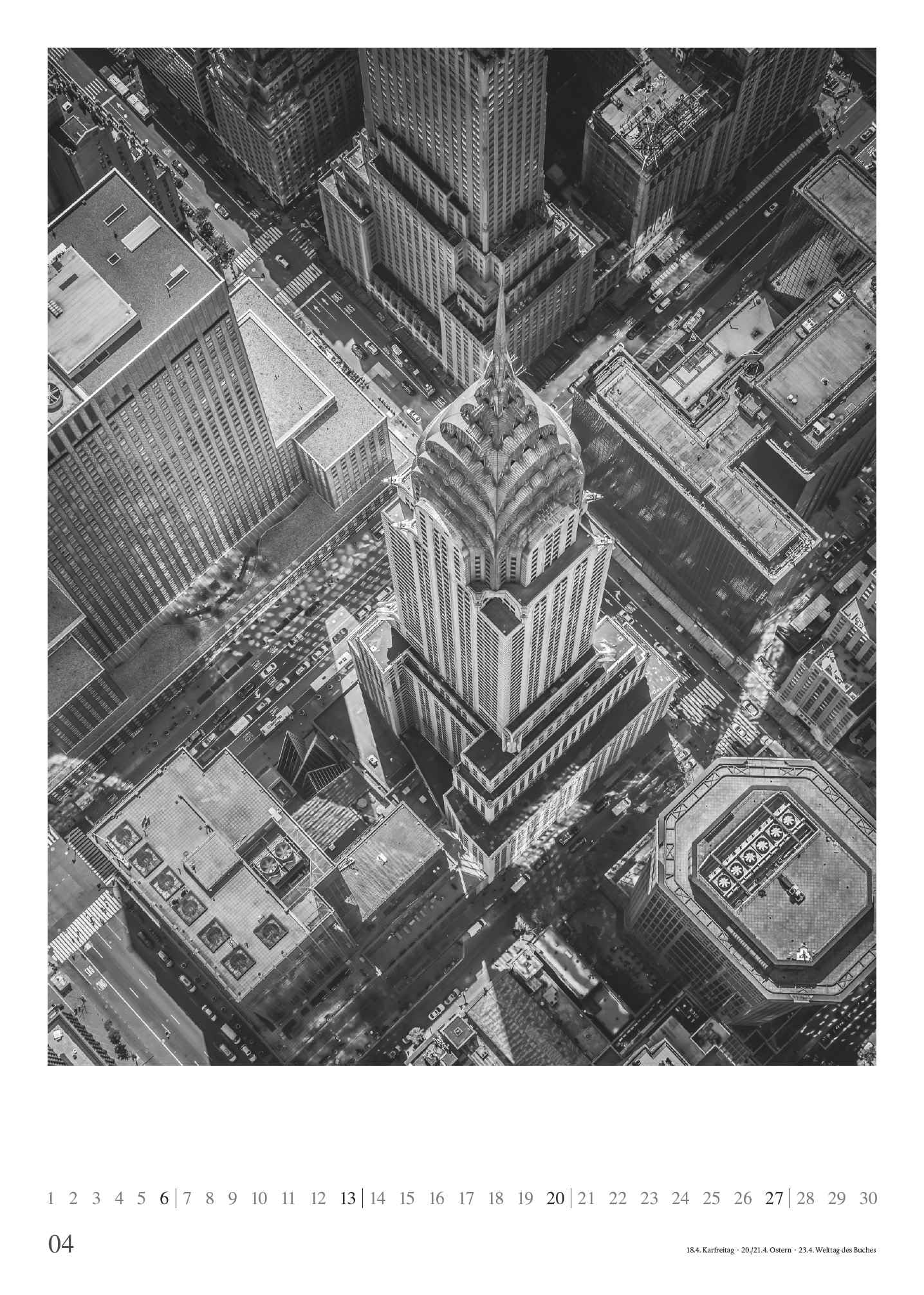 DUMONT - New York 2025 Posterkalender, 50x70cm, Foto-Kalender mit außergewöhnlichen Schwarz-Weiß-Aufnahmen, zeigt die atemberaubende Architektur
