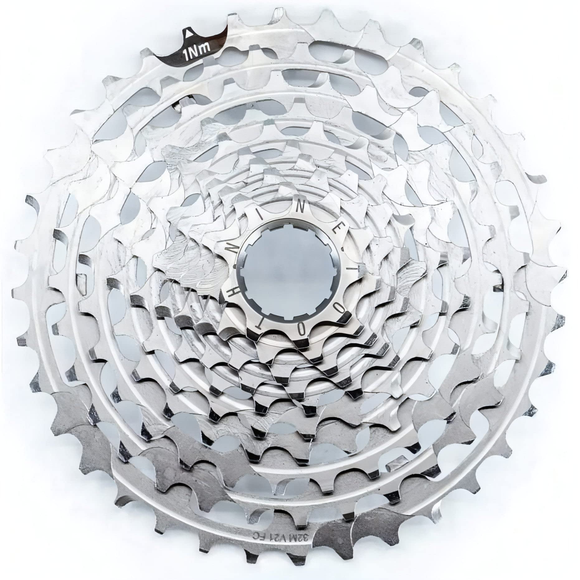E13 Pignons Helix Race - 9-36T - 12v - Nickel (Argent)