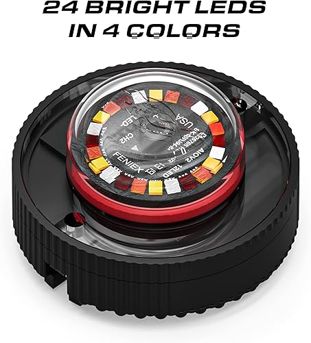 Miniatura 3 de Feniex Q-2222 - Cañón cuádruple LED de 120 para ocultar ámbar rojo azul blanco