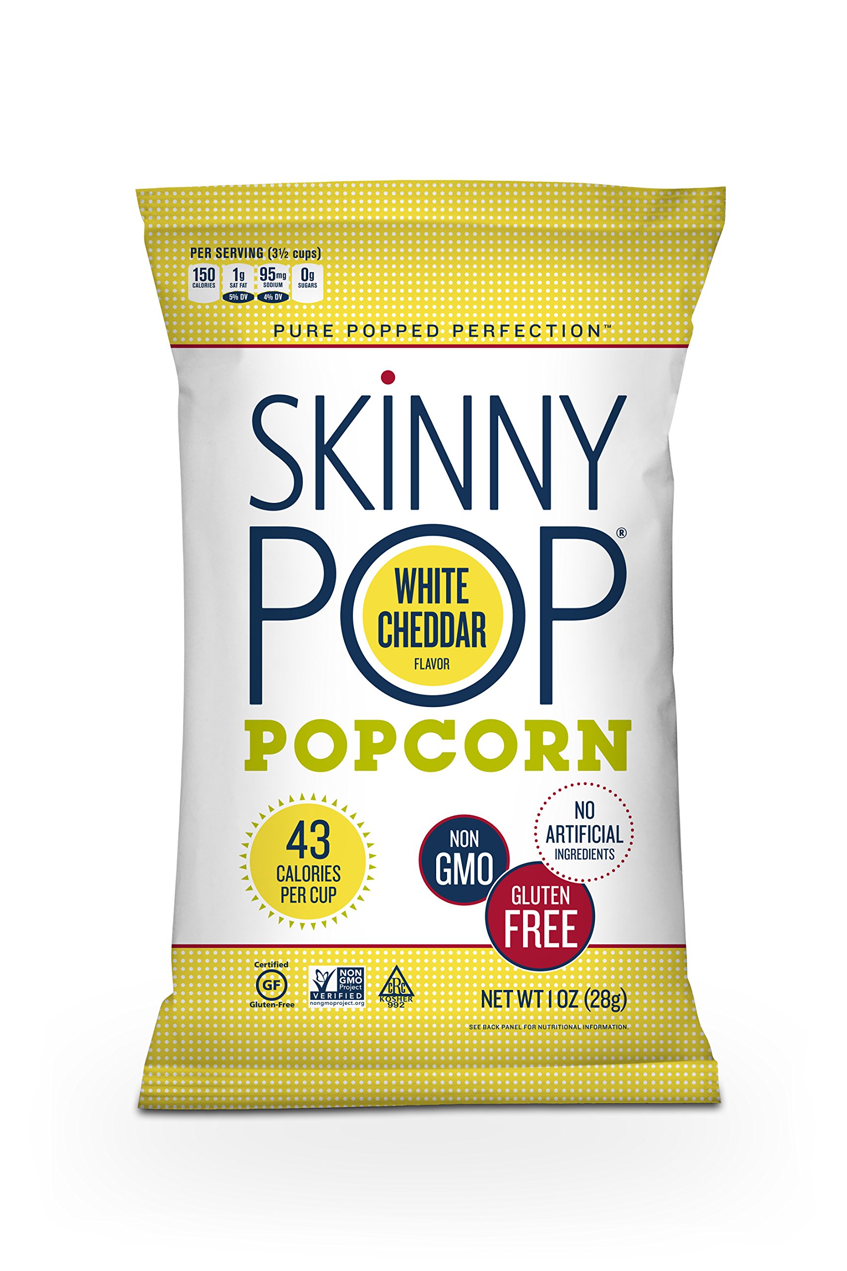 Photo 1 of *EXPIRE May 2023*
Skinnypop Popcorn, White Cheddar, 1.0 oz. bags (12 count)