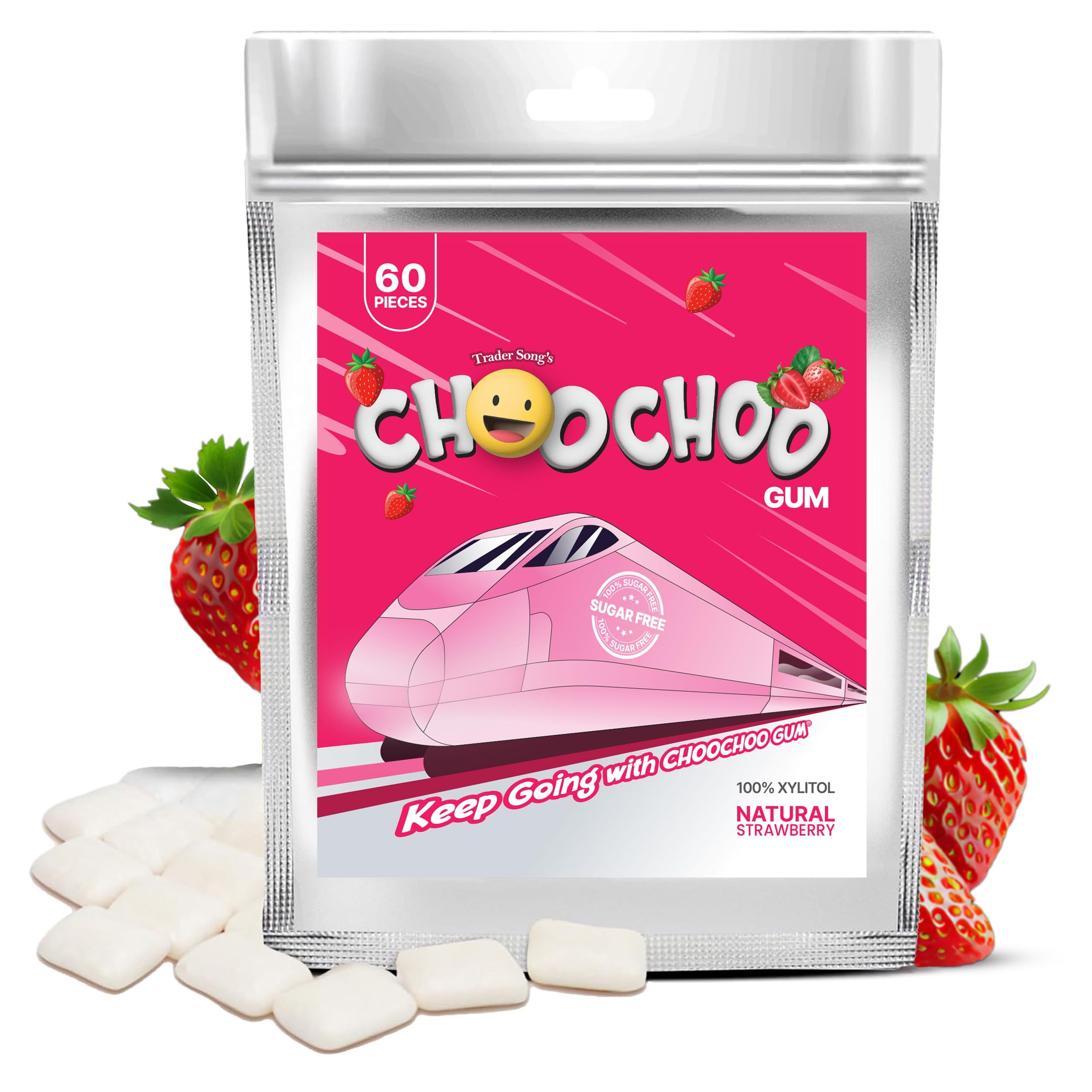 Amazon.com : 100% Xylitol Vitamin Gum | Sugar-Free, Natural Flavor