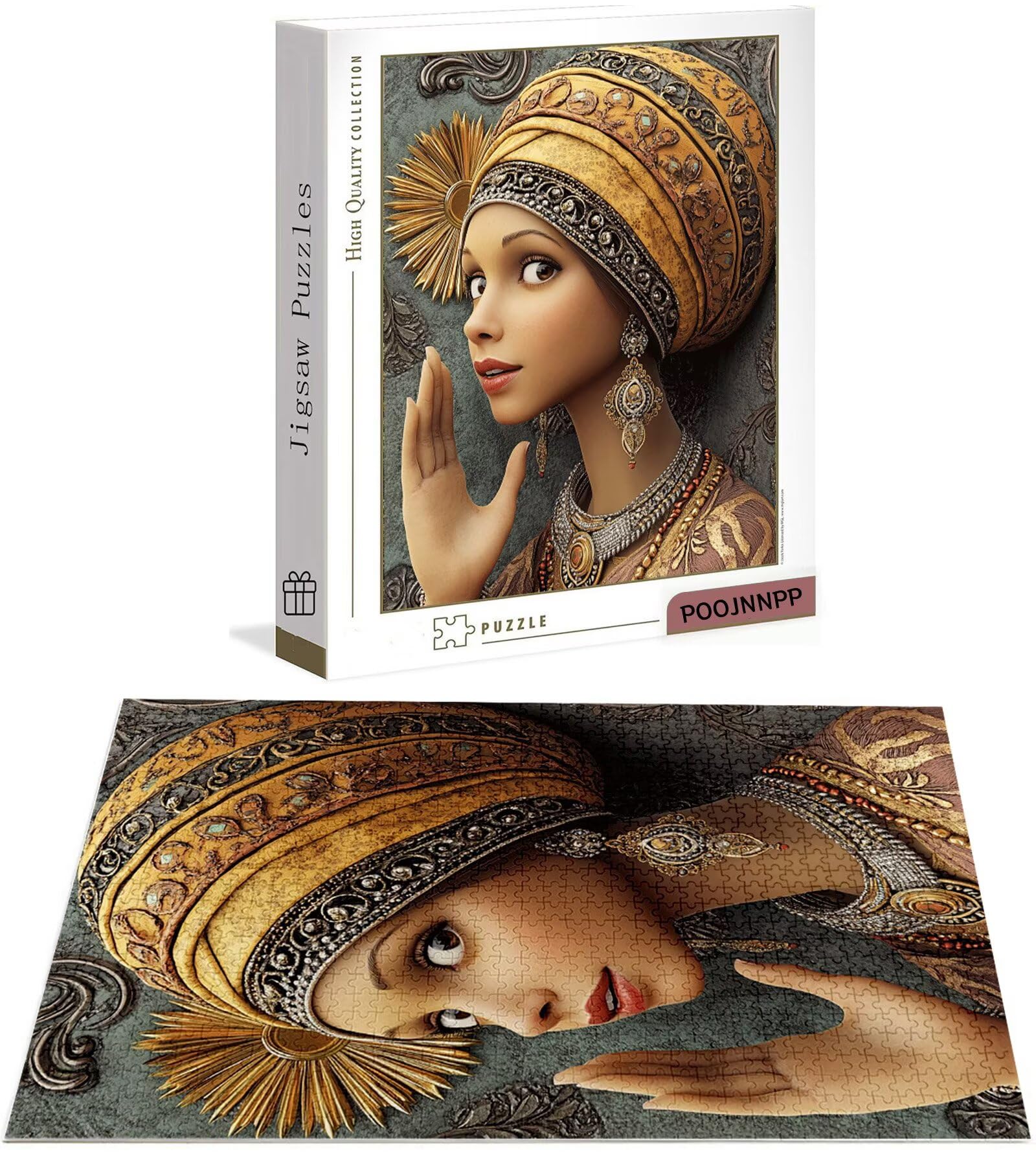 Puzzle 5000 Pezzi per Adulti, Puzzle Africa in Legno per Adulti, Puzzles Donna Impegnativi, Giochi Educativo per Famiglie, Rompecapo con Scatola per Decorazioni Casa, Donna Regalo di Natale B-8207