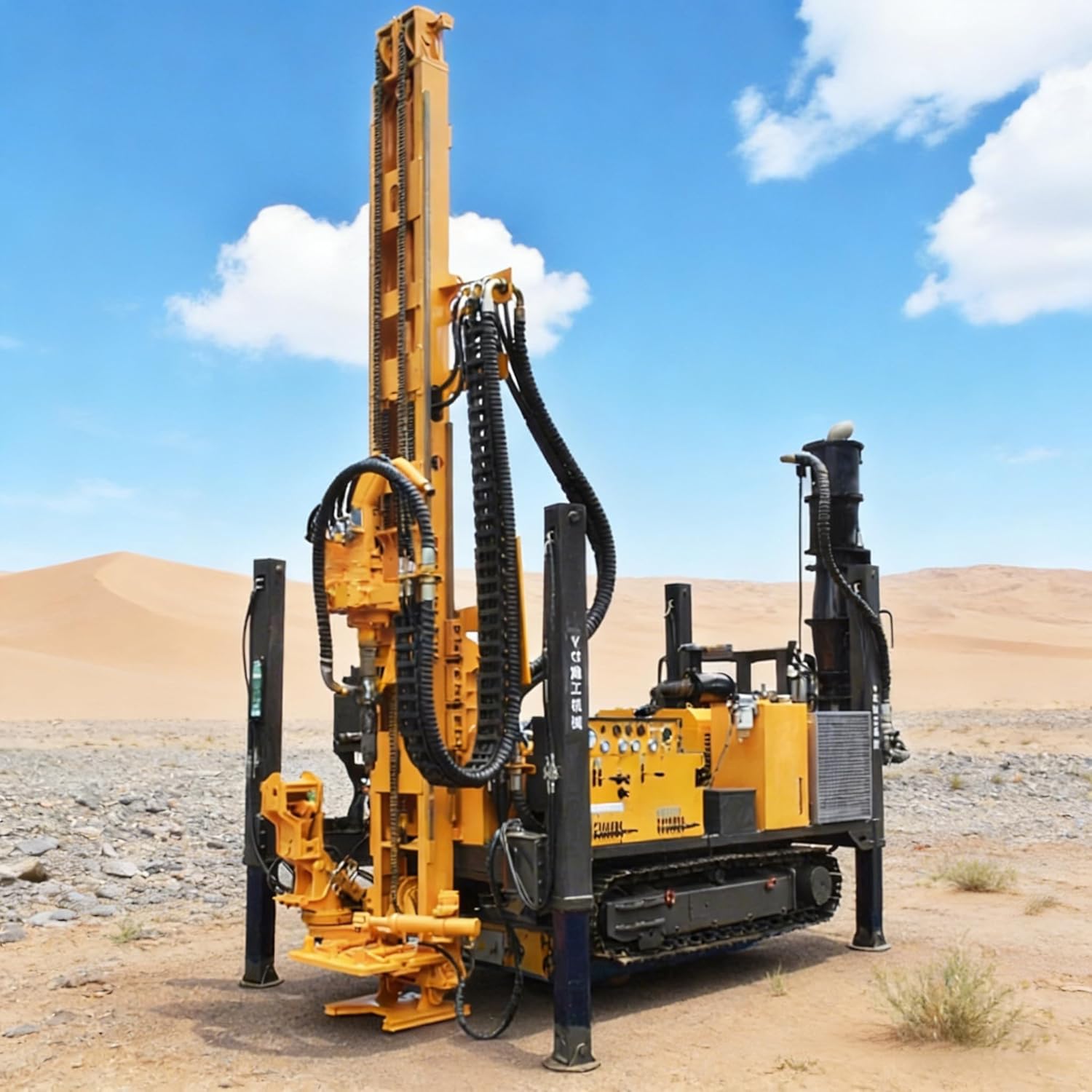 Automatic Reverse Circulation Drilling Rig High Efficiency Geotechnical Deep Hole Mining Exploration