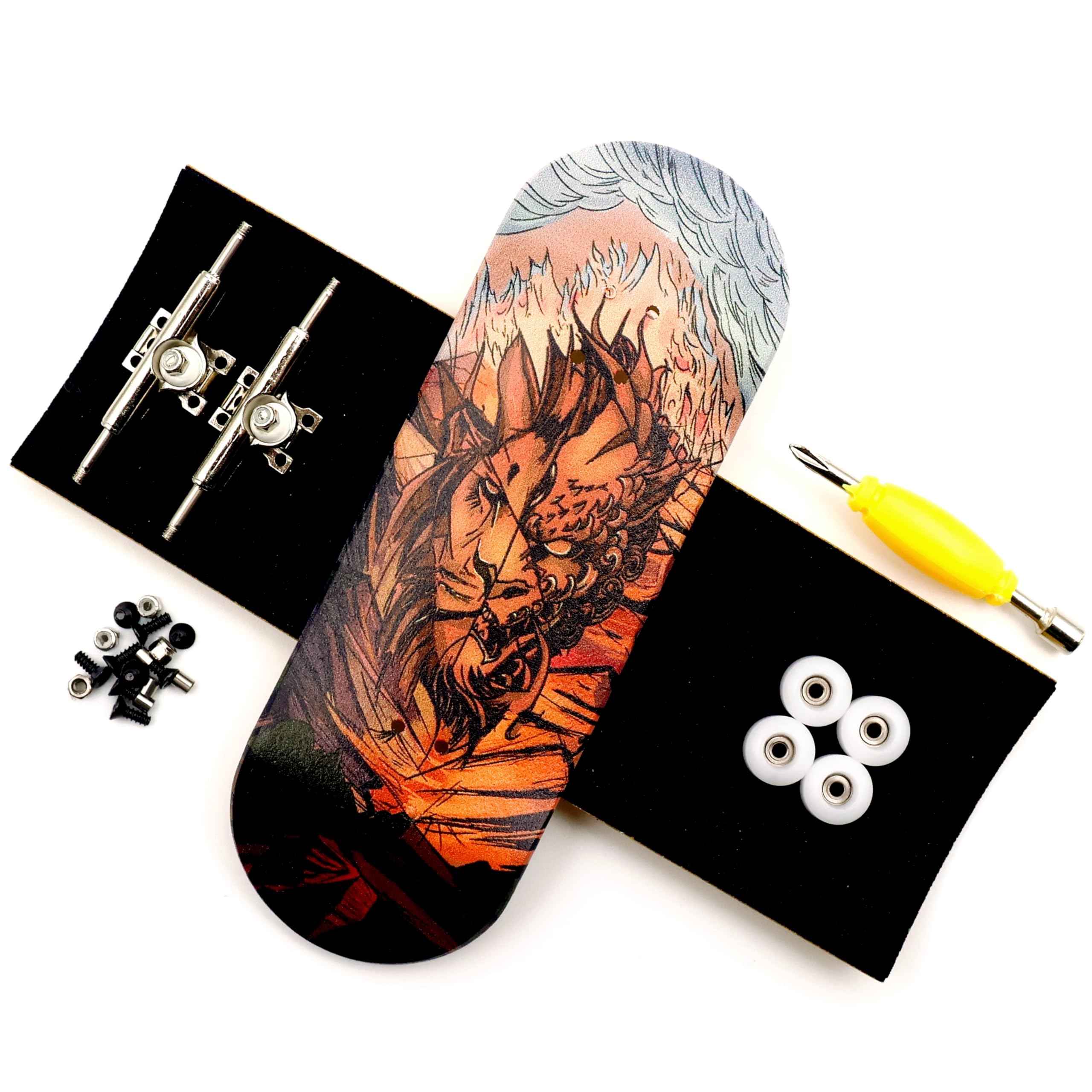 RACOFSB 32mm Pro Fingerboard 12 Constellation Series Wooden Finger Board (Leo)