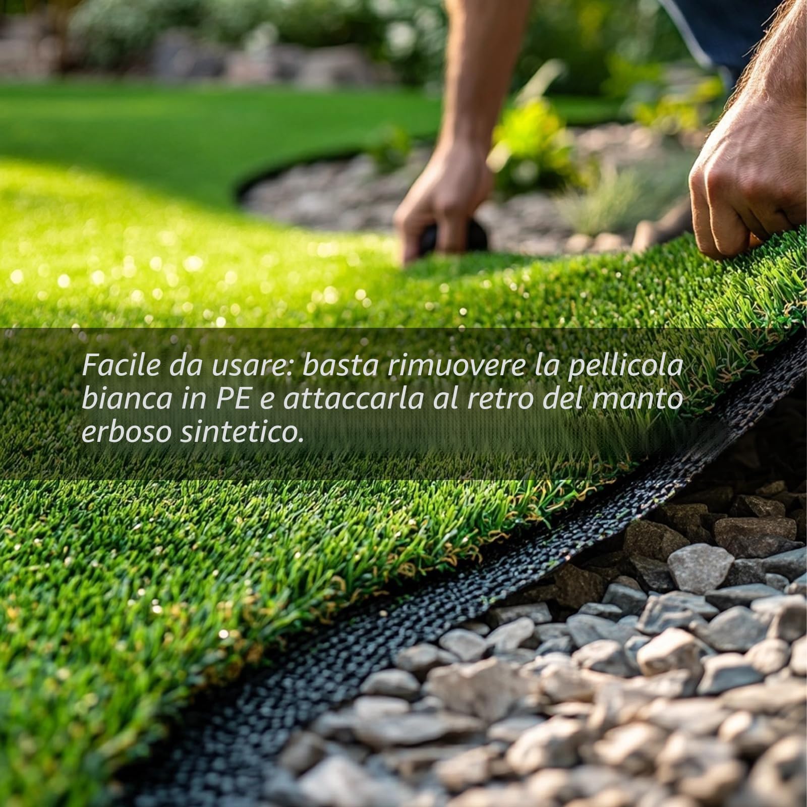 WELSTIK - Nastro di Cucitura Nastro per Erba Artificiale per Giunzione per Fissaggio Tappeto Prato Verde Collegamento di Tappeto in Erba Finta(Verde, 15 cm x 10 m)