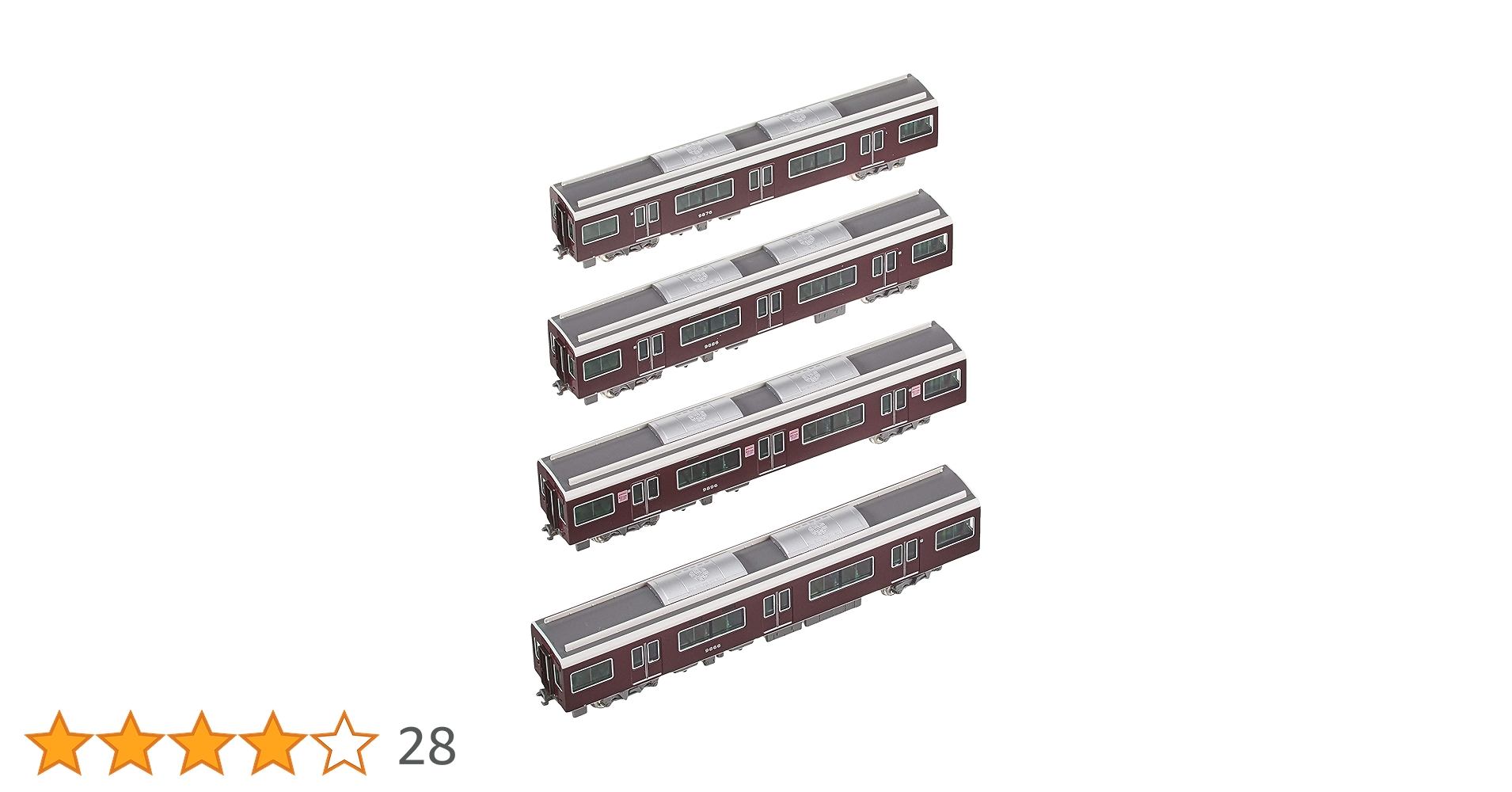 KATO Nゲージ 阪急電鉄9300系 京都線 増結セット 4両 10-1366 81W3AV5x5zL.jpg_BO30,255,255,
