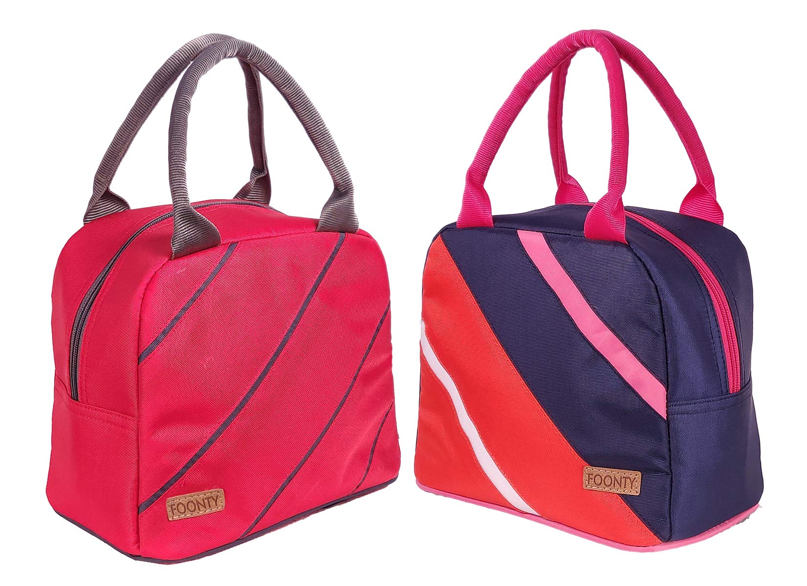 Foonty Exclusive Women Lunch Bag Multicolor(Pack of 2,FFFLB9011D)