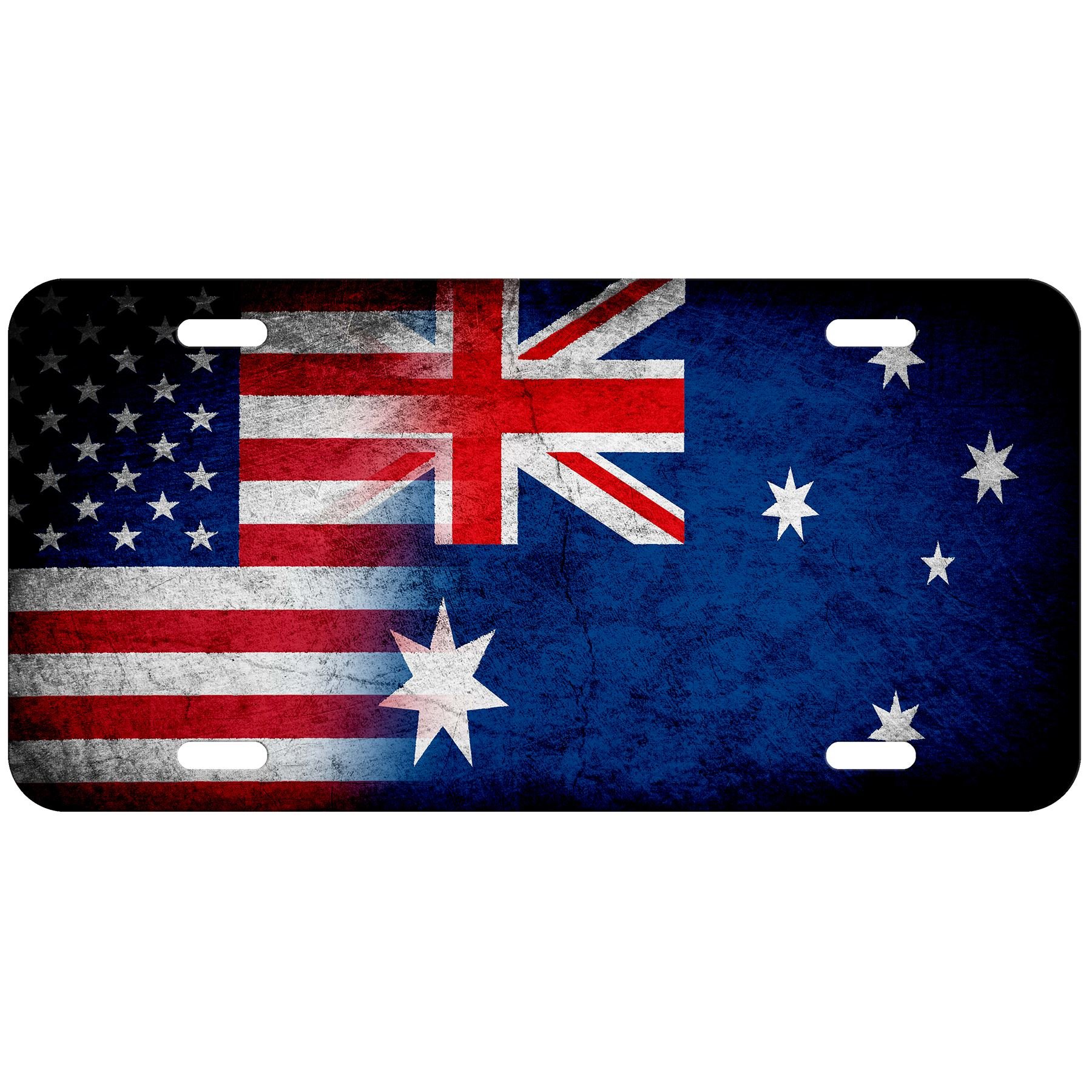 Amazon.com: ExpressItBest High Grade Aluminum License Plate - Flag of  Australia (Australian) - Rustic/USA : Automotive