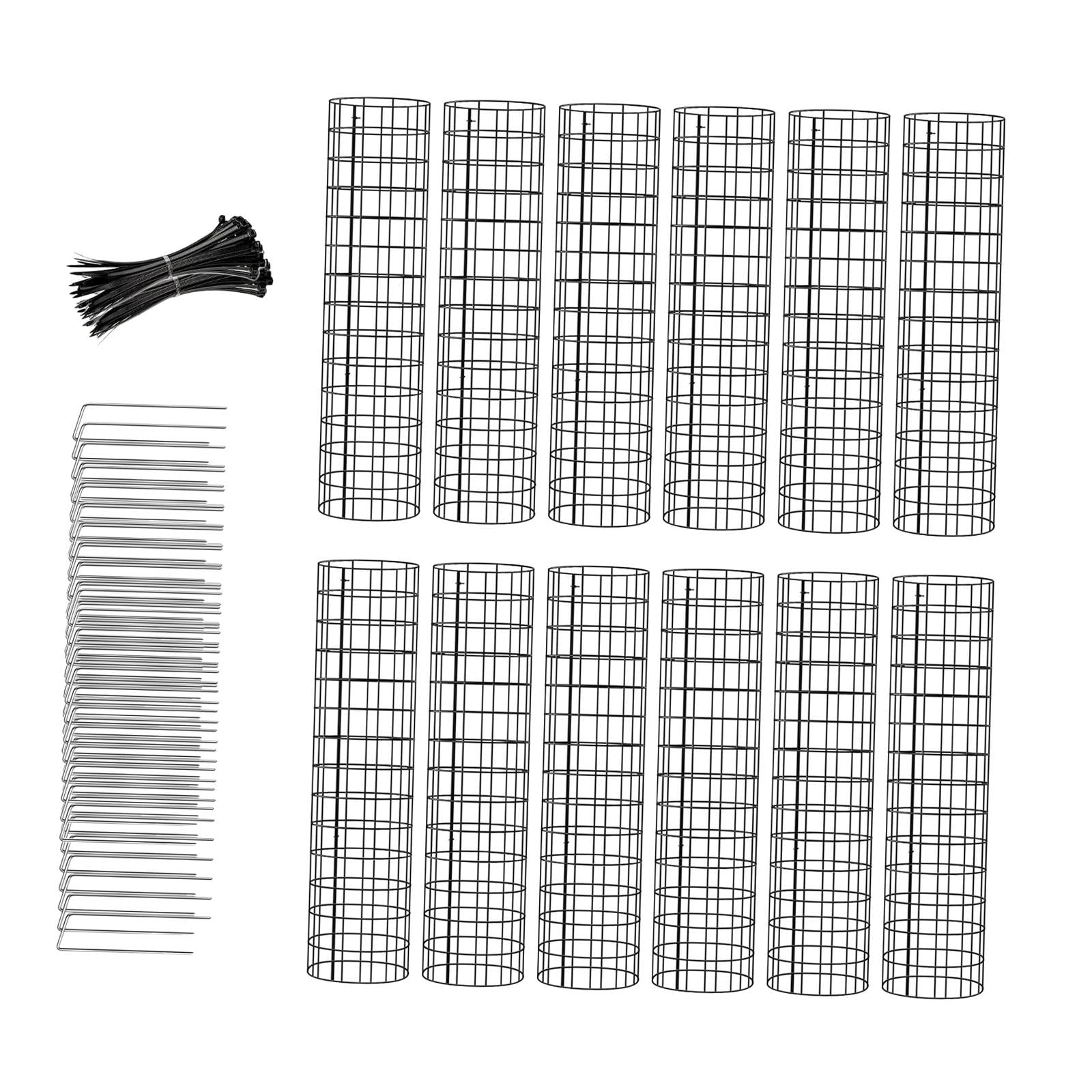 Tree Trunk Protectors Easy Assembly Practical Sturdy Damaged Bark Protectors 12pcs Other Plant Care & Accessories | Plant Care, Soil & Accessories | Gardening Supplies |-image-3