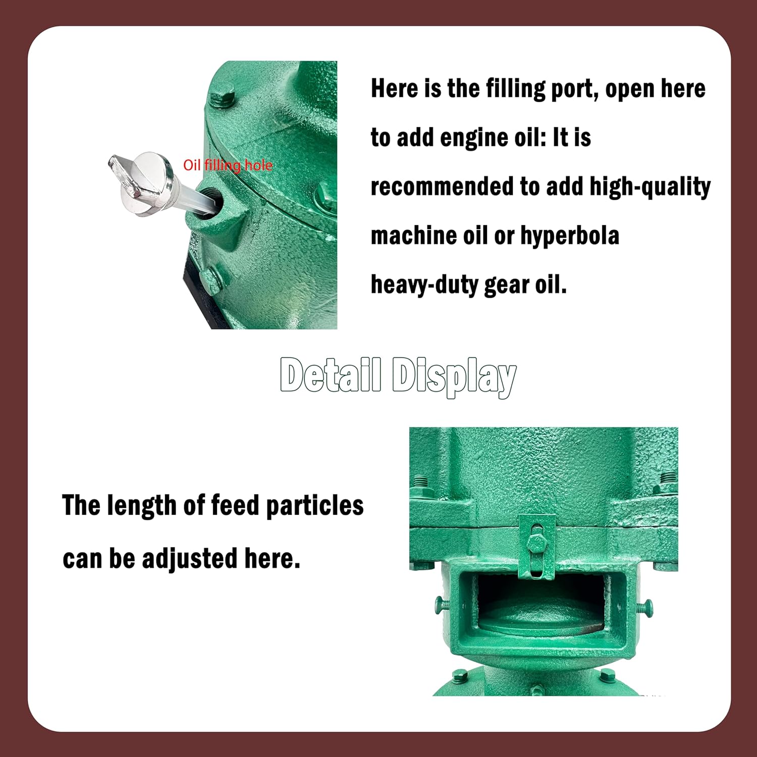 220V 6MM Feed Granulator Feed Pellet Mill Machine Feed Pelletizer Feed Pellet Making Machine with 2 Head Press Roller for Aquaculture Farm Feed Processing Plants 3KW