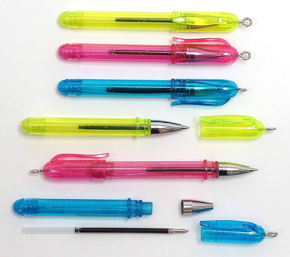 Amazon | キャップ式93㎜ミニペン 色混 120本パック T22-N-W509