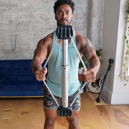 Miniatura 7 de Bullworker Bow Basic 28" Equipo de entrenamiento de fuerza isométrica para fitness corporal total, gimnasio portátil en casa con resistencia