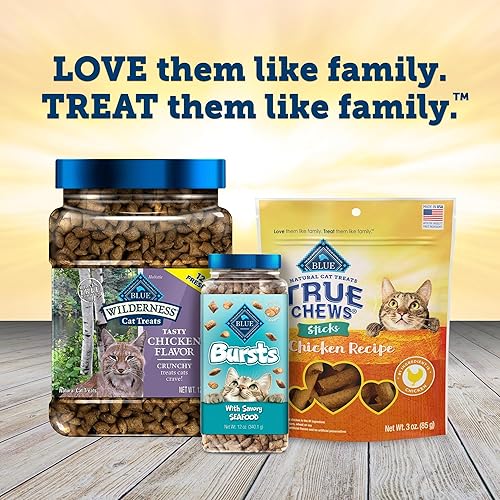 Miniatura 9 de Blue Buffalo True Chews Sticks - Golosinas naturales para gatos, bolsa de pollo de 3 onzas