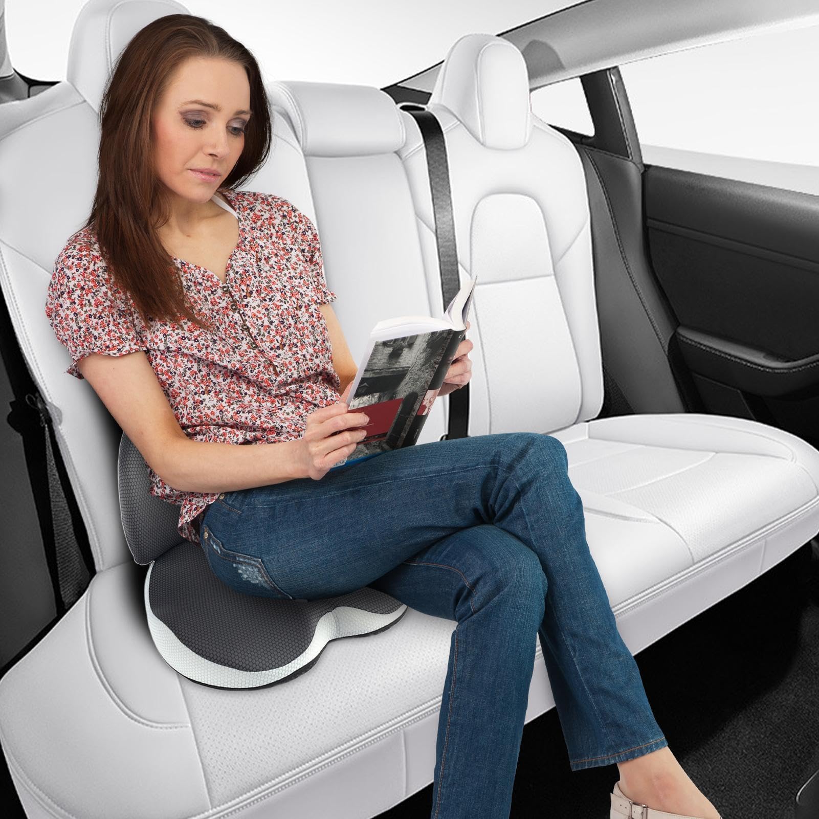 Almohada Soporte Lumbar Cojín Ergonómico Para Silla Y Coche Almohada Lumbar | Asiento Con Respaldo Dolor Coxis Ciática Para Hogar Conducir Asiento Coche Silla Ruedas