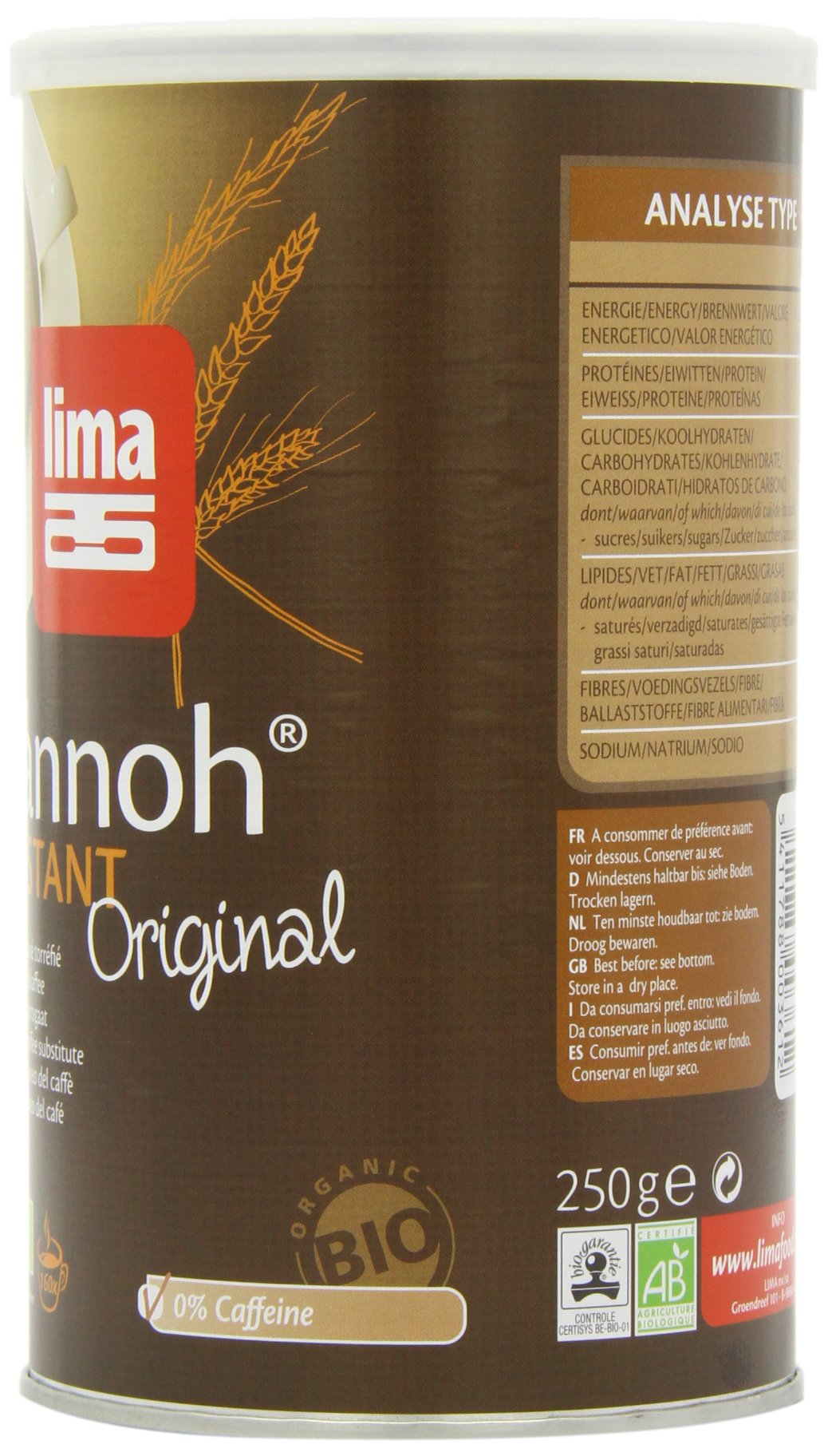 Lima Yannoh Istantant Original, 250g (Confezione da 2)