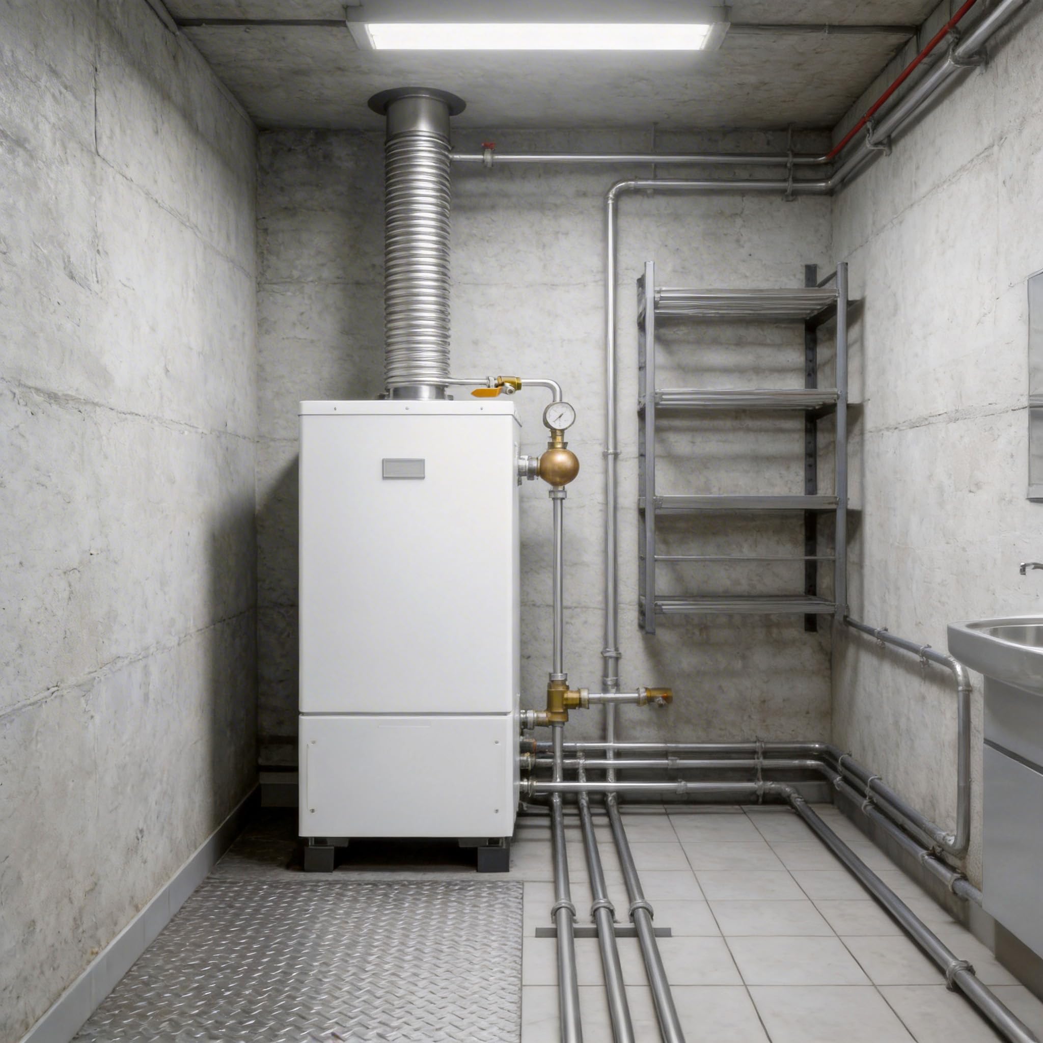 YUENFONG Bobina de intercambiador de calor de acero inoxidable de 15,5 cm de diámetro interior intercambiador de calor, serpentinas de enfriamiento con conexión de media conexión, adecuado para todo