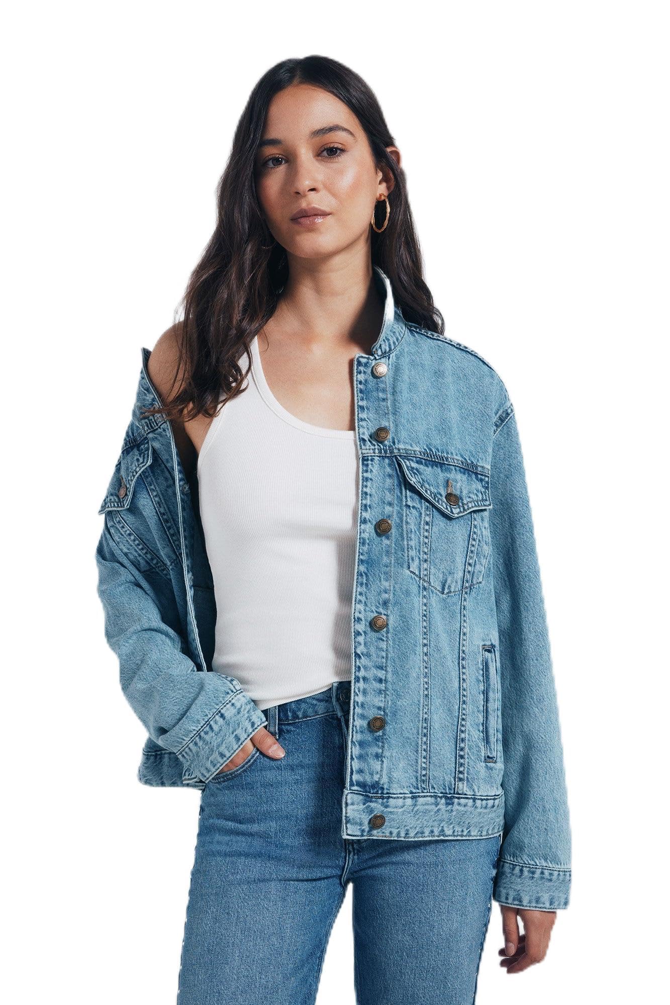 SPRINGFIELD Oversize Denim Jacket Chaqueta Vaquera Mujer