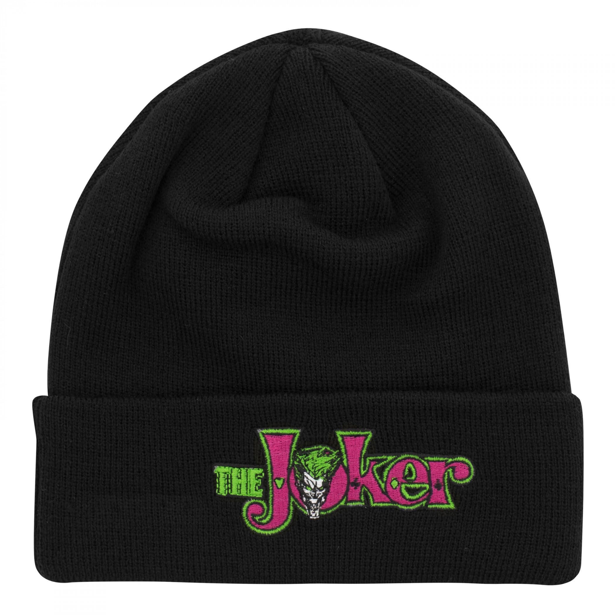 New Era The Joker Comic Logo Cuffed Beanie Black