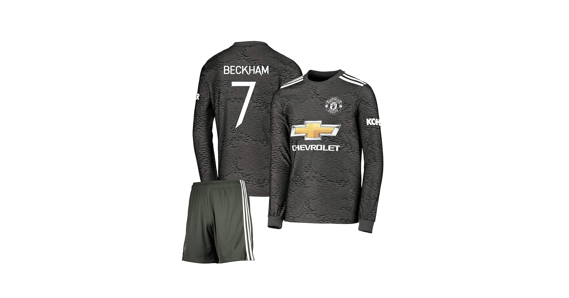 マンチェスター・ユナイテッド ジャージ Beckham 7 XL Beckham #7 Printed 2020/21 Manchester United Full Sleeve