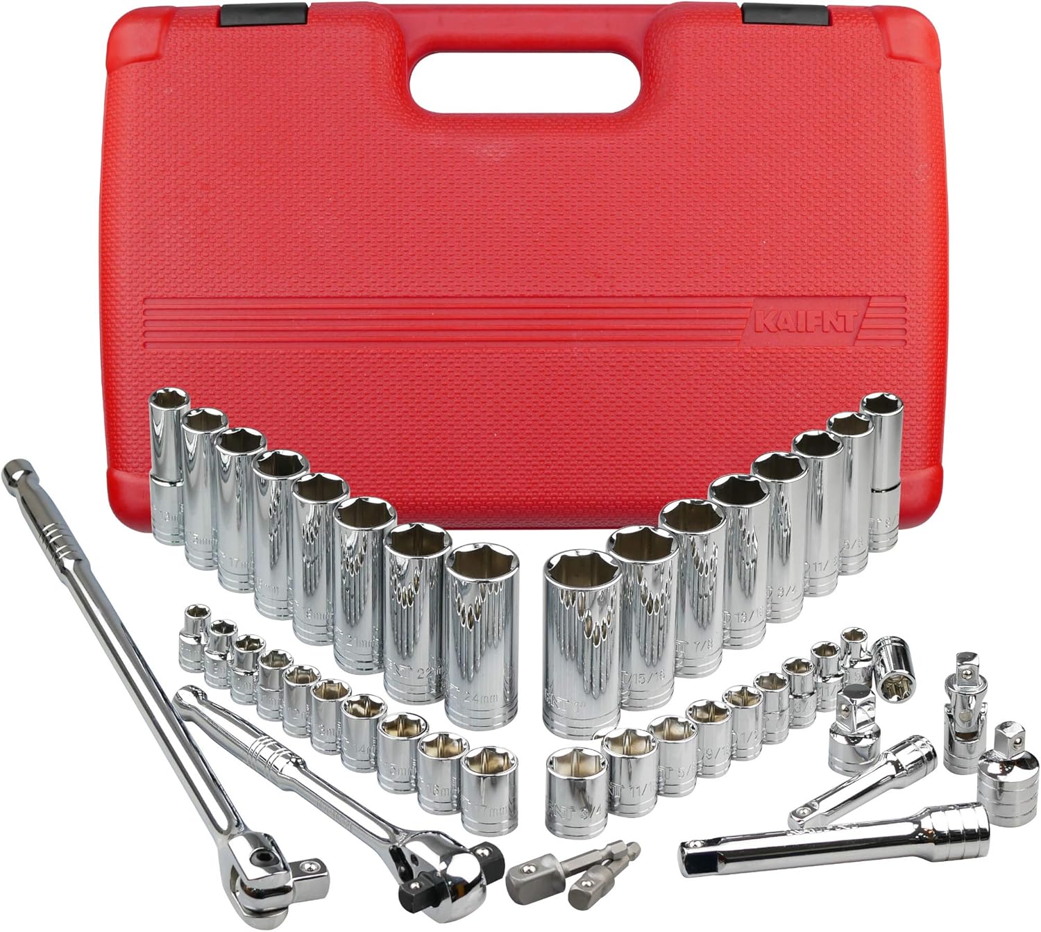 Buy KAIFNT K304 Deep Combination Socket Set, 38Inch & 12Inch Drive