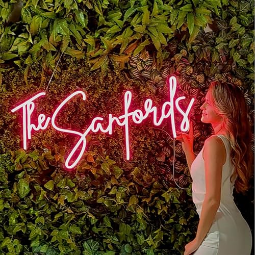 Miniatura 2 de Letrero de neón personalizable  Letrero de neón grande personalizado para decoración de pared, dormitorio, boda, fiesta de cumpleaños, regalo de