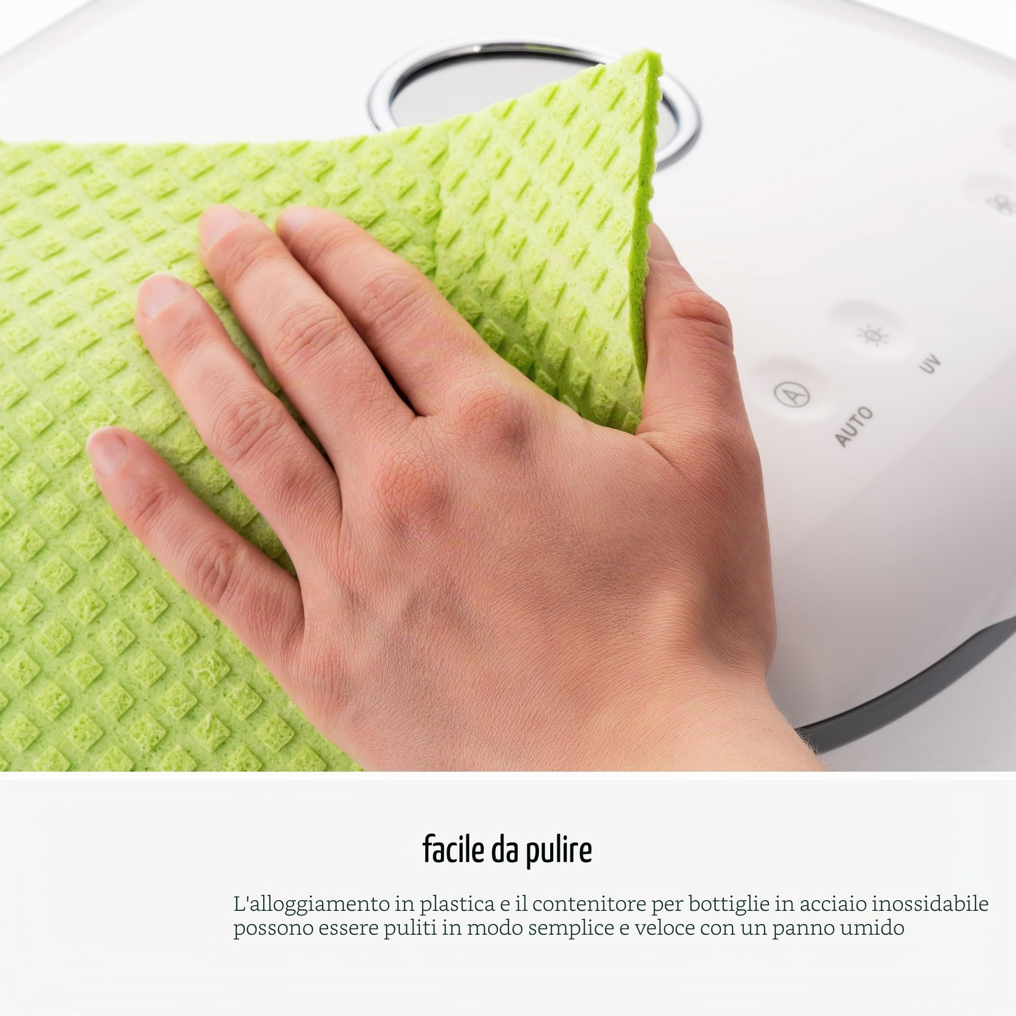 reer Disinfettante UV-C con funzione di asciugatura | Sterilizzatore per biberon e accessori per neonati | Sterilizzatore per bottiglie