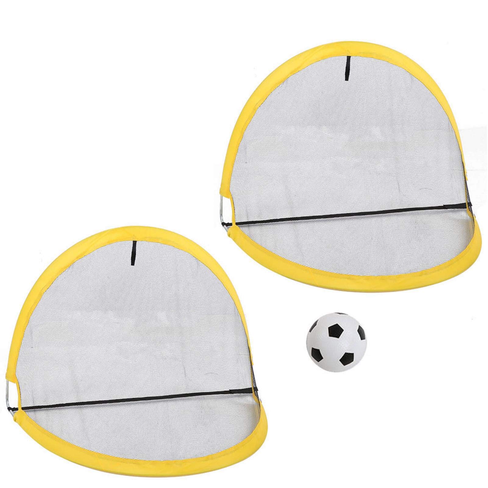 Folding Football Goal, 75cm/29.5in Portable Soccer Goal 2 Folding Soccer Goal Foldable for Kids and Teens for Indoor or Outdoor-picture-23