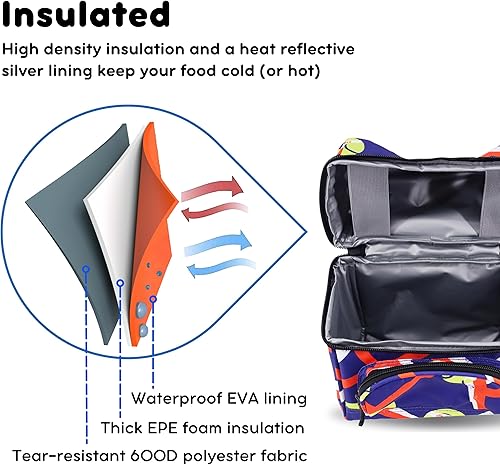 Miniatura 173 de J World New York - Lonchera Corey, Cubos), LB-03 CUBES Cubos,Azul Vid,Crush,Galaxia,Icono Damas,Joy Daisy,Estrellas pequeñas,Jardín secreto,Teñido