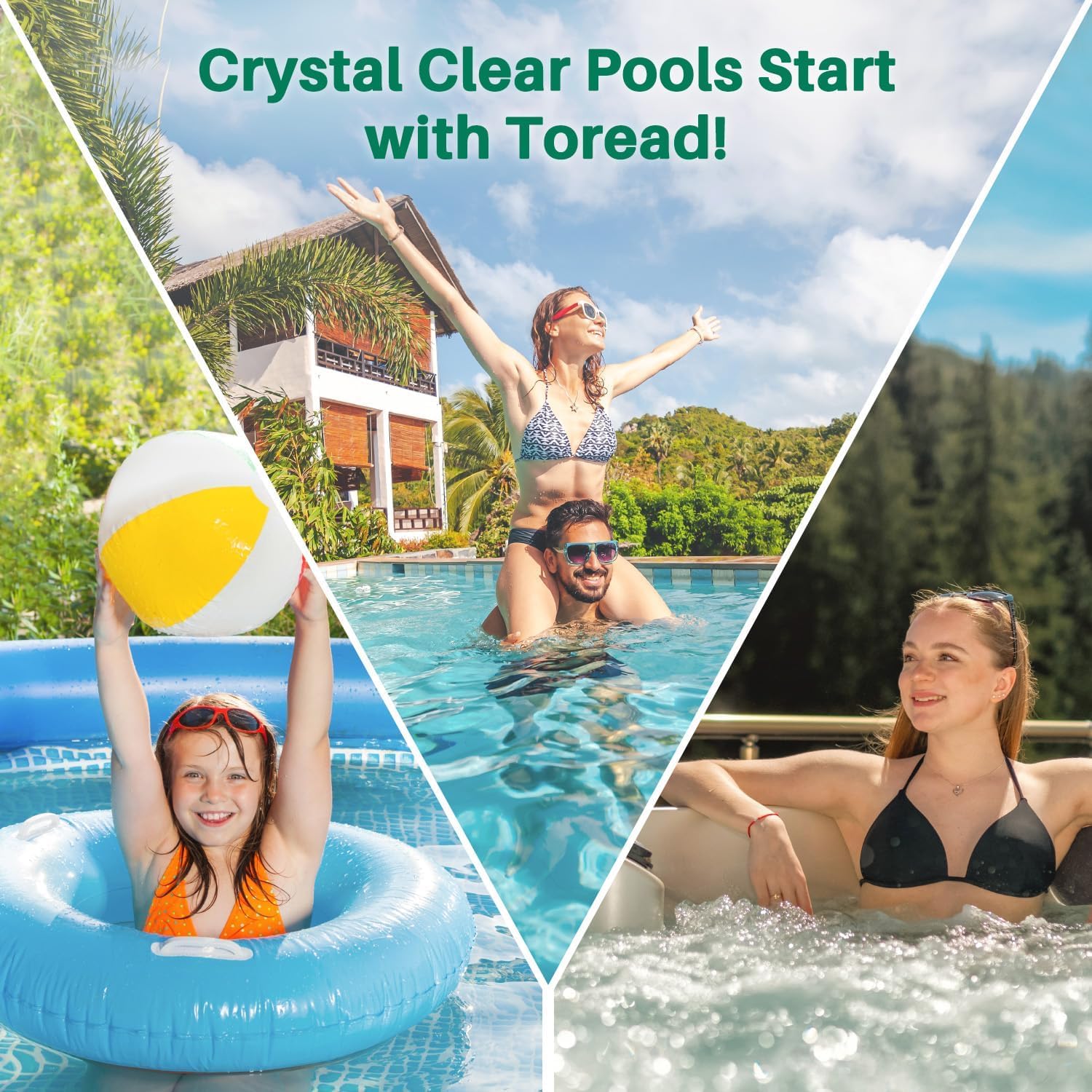TOREAD Filtro piscina CS150 compatibile con Jandy CS150, X-Stream CC1500, confezione | Compatibile con CCX1500RE, X-Stream 150, PJANCS150, R0462300, C-8414, FC-1287, Star-Clear Plus C1502,150 Sq. Ft.
