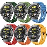 Watch Band for HUAWEI Watch GT5 Pro 46mm, Silicone Replacement Band for Men Women
