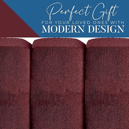 Vista 200 de DAN RIVER Paquete de 1 toalla de baño de 40 x 80 pulgadas, toallas de baño extragrandes de secado rápido para baño, toallas suaves y absorbentes