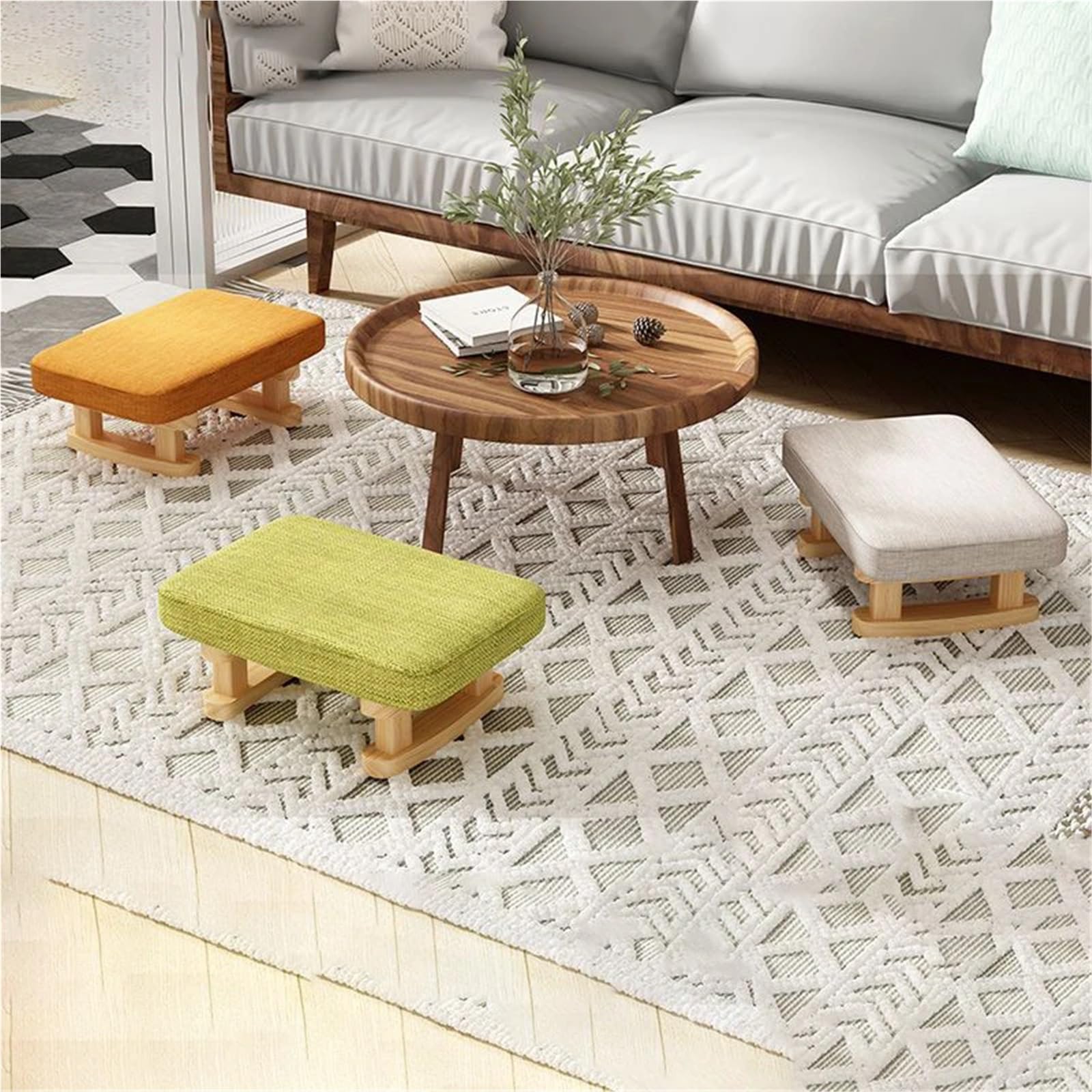 Banco de meditación Madera con Almohadilla