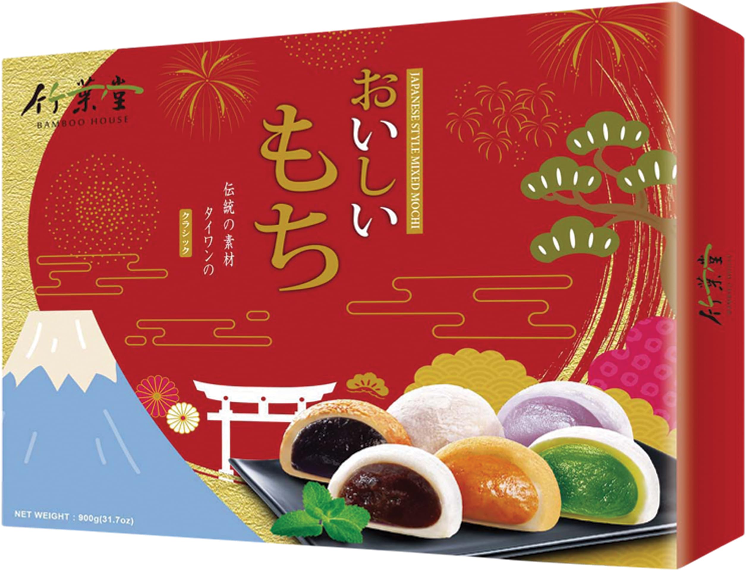 BAMBOO HOUSE Mochi - Mezcla de estilo japonés, 900 g