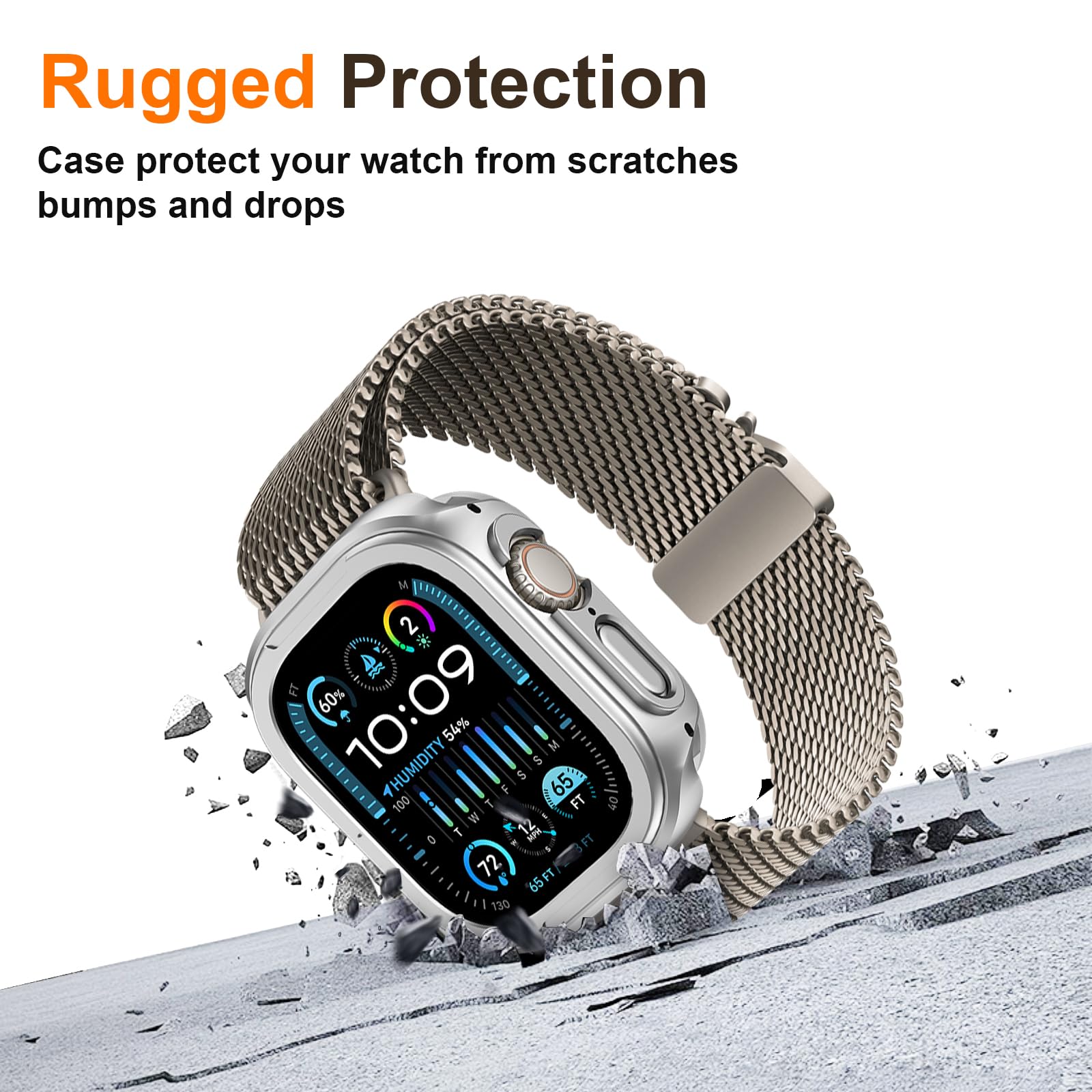 Amazon.com: ZZDZZ 2 in 1 Upgrade Metal Case Compatible with Apple