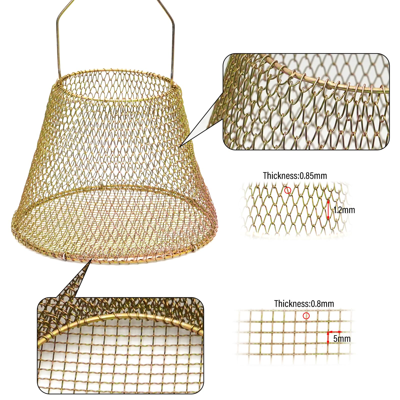 2 cestas de huevos para recoger huevos frescos, cesta de recogida de huevos, cestas de huevos para granja de huevos frescos, cesta plegable con asa, adecuada para granja, refrigerador y almacenamiento