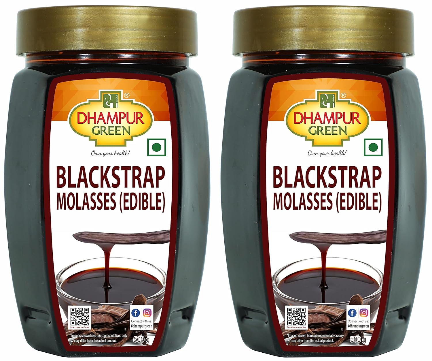 Dhampure Speciality Blackstrap Molasses Baking Syrup (Edible) Liquid