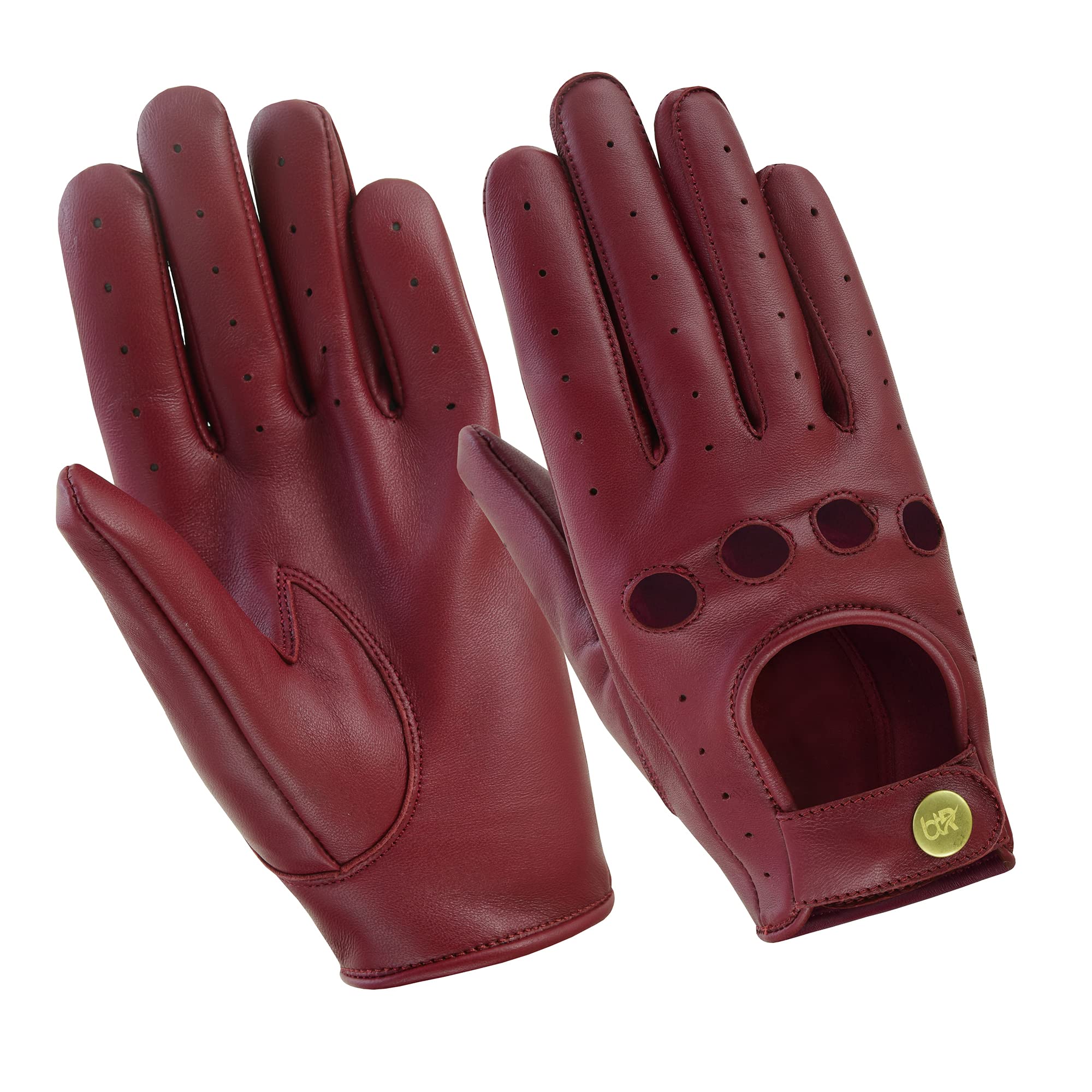 Women Leather Gloves Ladies Leather Driving Gloves Chauffeur 100 Genuine Lambskin Leather Gloves Full Finger Car Driving Motorcycle