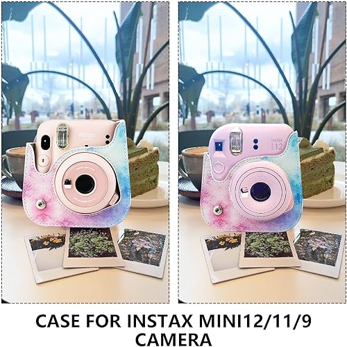 Miniatura 2 de CAIYOULE Kit de accesorios para cámara instantánea Fujifilm Instax Mini 11 accesorio de cámara de película instantánea incluye funda protectora,