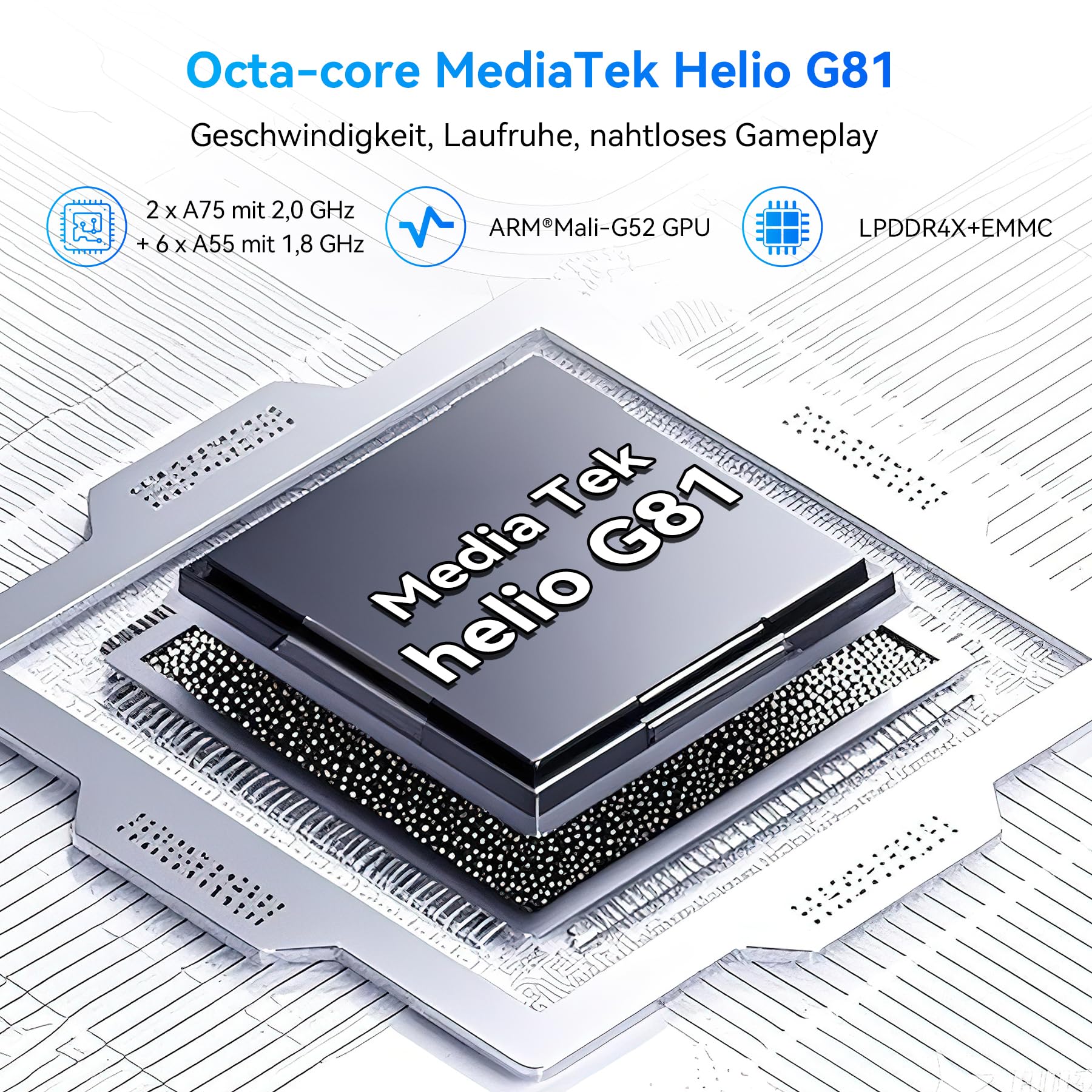 Blackview Color 6 Handy Ohne Vertrag 24GB+128GB/2TB, Smartphone Ohne Vertrag MTK G81 Octa Core 50MP+13MP, Android 15, 6.67" 90Hz Android Handy 5000mAh Dual SIM/Fingerabdruck/Face ID/GPS/OTG