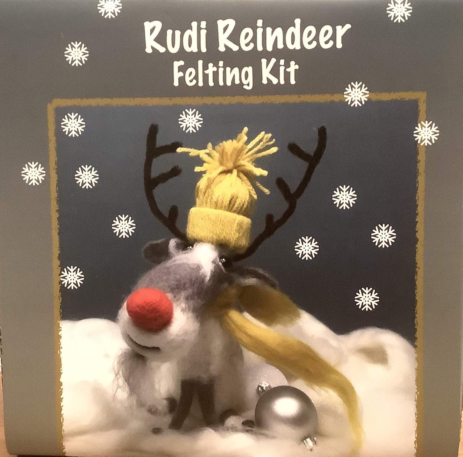 Rudi Reindeer Needle Felting Kit Amazon.co.uk Handmade Products